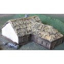 BA012 Russian thatched house large L shaped