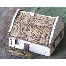 BA049 Russian Urban House Thatched Roof No2a